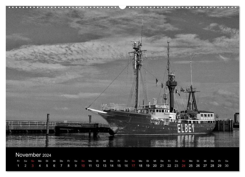 Bienvenue à Cuxhaven (Calendrier mural CALVENDO Premium 2024) 