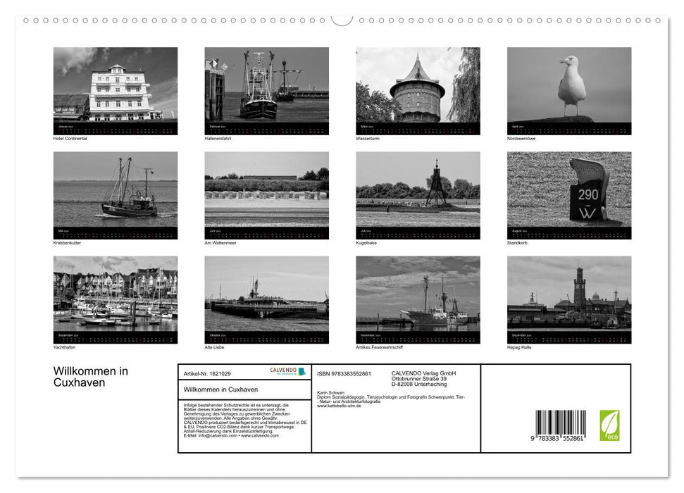 Willkommen in Cuxhaven (CALVENDO Premium Wandkalender 2024)