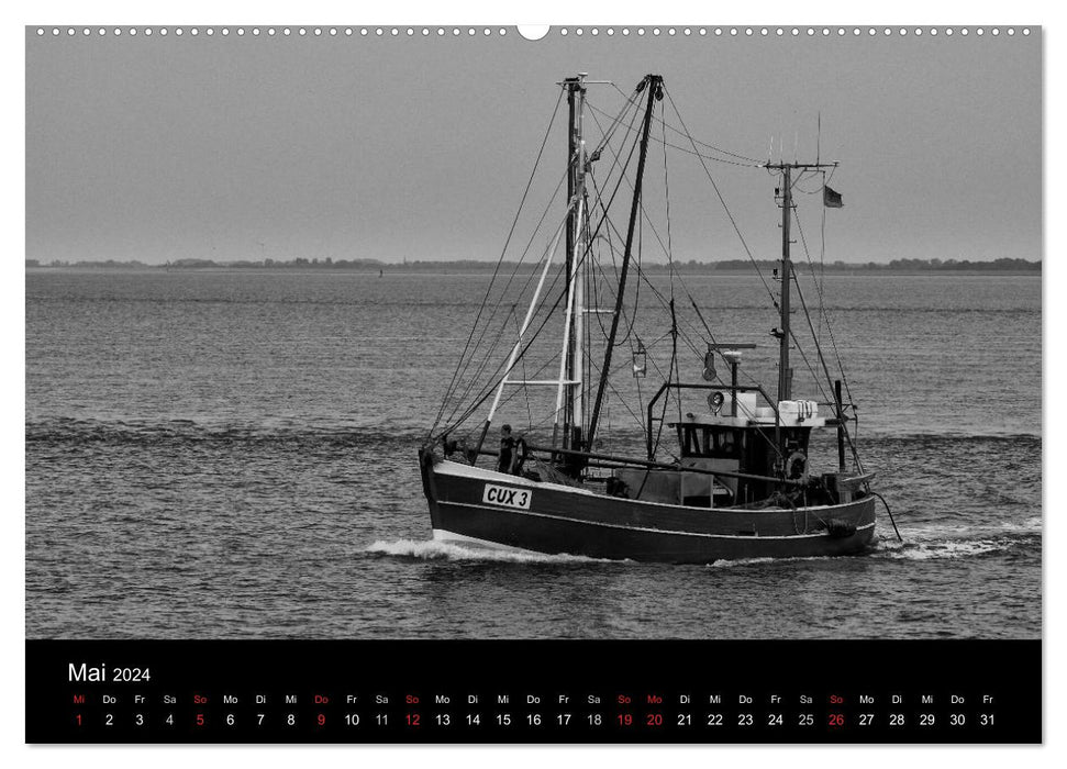 Bienvenue à Cuxhaven (Calendrier mural CALVENDO Premium 2024) 