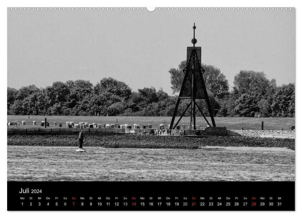 Bienvenue à Cuxhaven (Calendrier mural CALVENDO Premium 2024) 