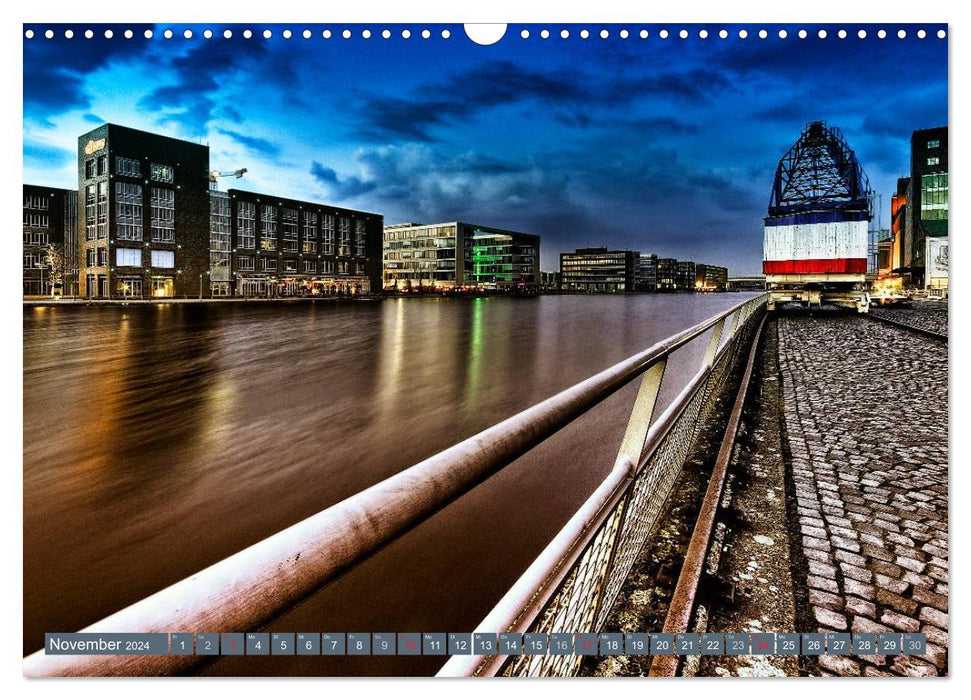 Duisburger Innenhafen (CALVENDO Wandkalender 2024)