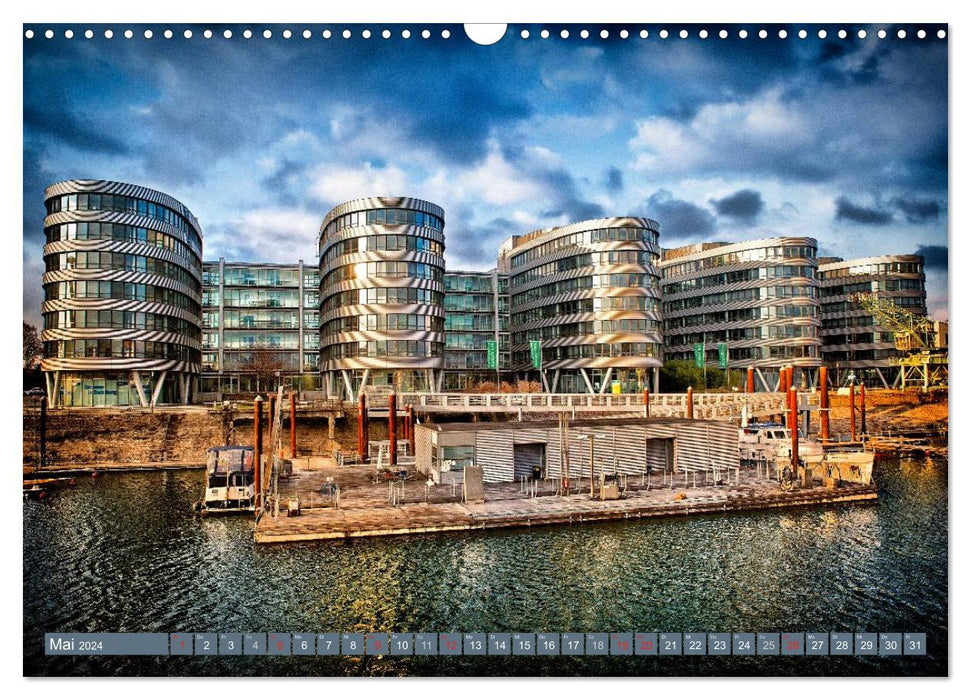 Duisburg inner harbor (CALVENDO wall calendar 2024) 