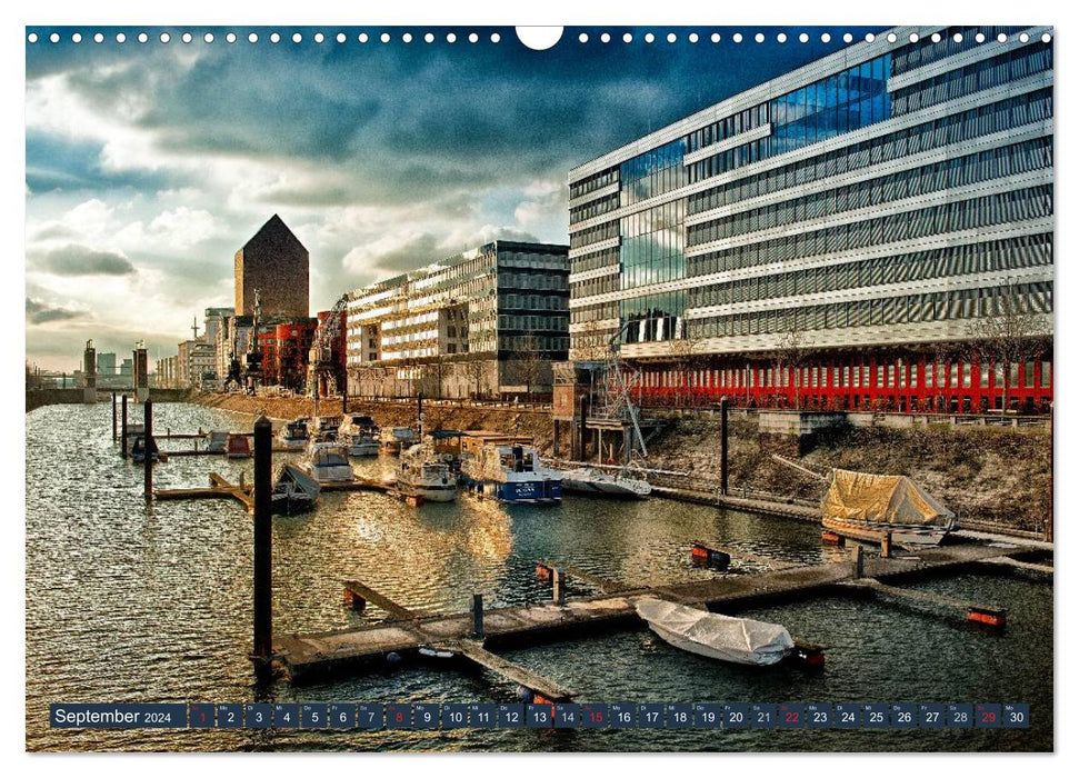 Duisburg inner harbor (CALVENDO wall calendar 2024) 