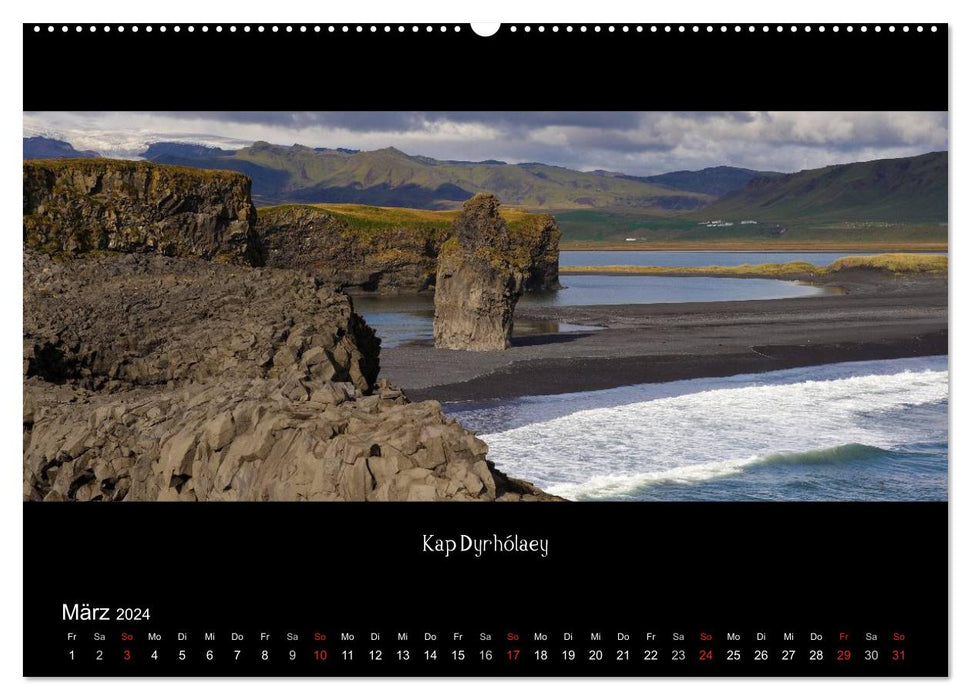 Iceland - home of elves and trolls (CALVENDO Premium Wall Calendar 2024) 