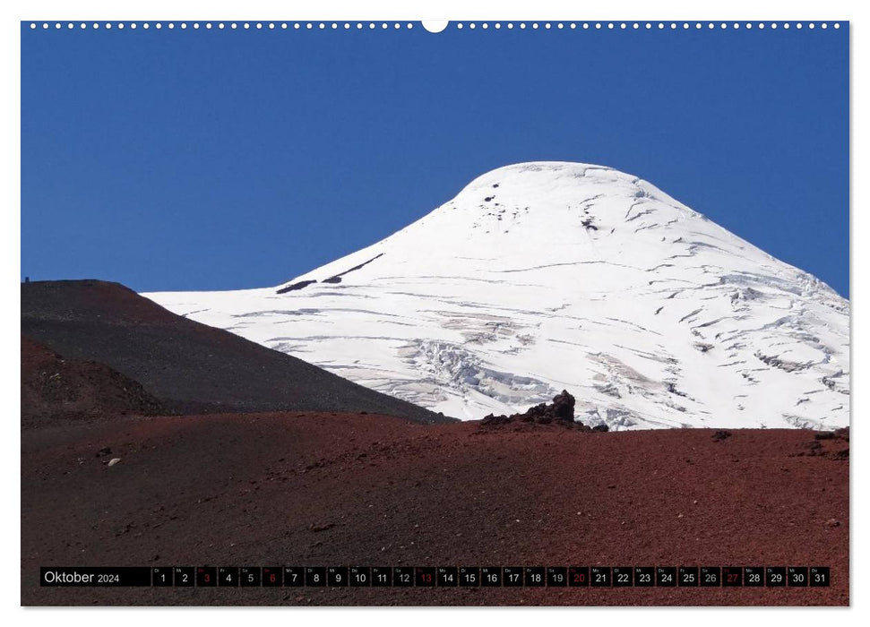 Dance on the Volcano - Osorno (Chile) (CALVENDO Premium Wall Calendar 2024) 