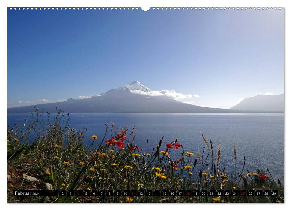 Danse sur le volcan - Osorno (Chili) (Calendrier mural CALVENDO Premium 2024) 