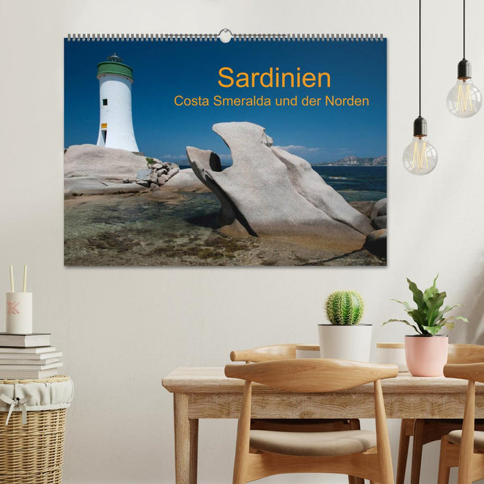 Sardinien Costa Smeralda und der Norden (CALVENDO Wandkalender 2024)