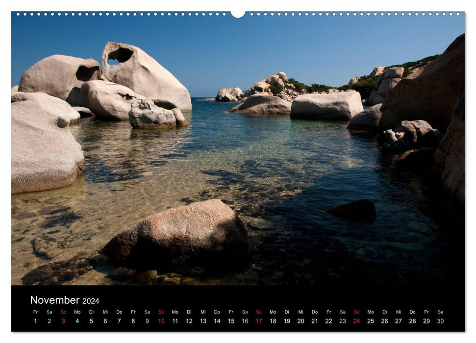 Sardinien Costa Smeralda und der Norden (CALVENDO Wandkalender 2024)