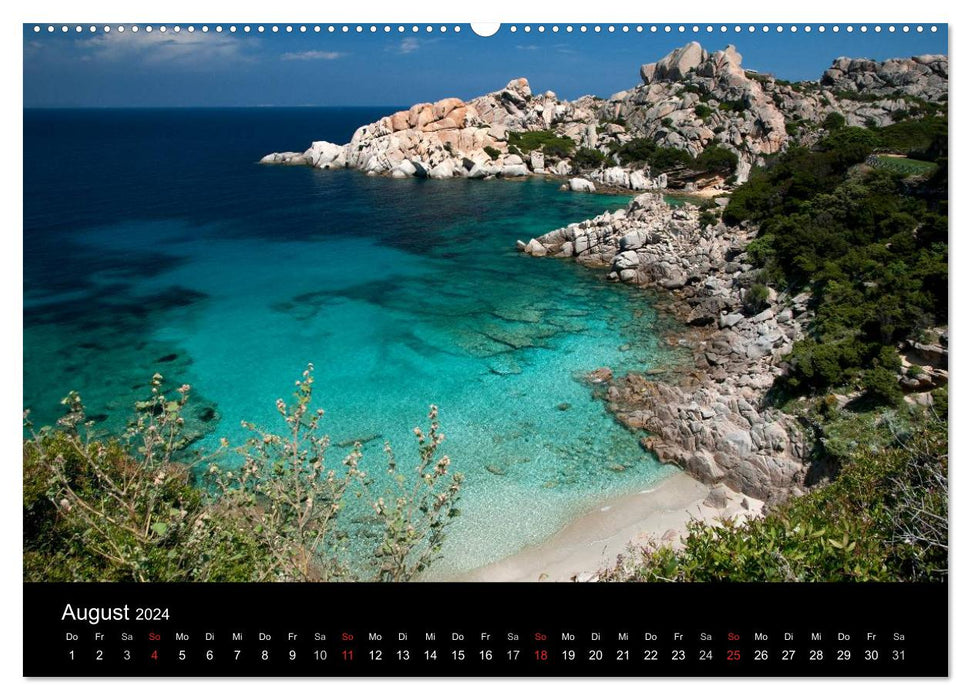 Sardinien Costa Smeralda und der Norden (CALVENDO Wandkalender 2024)