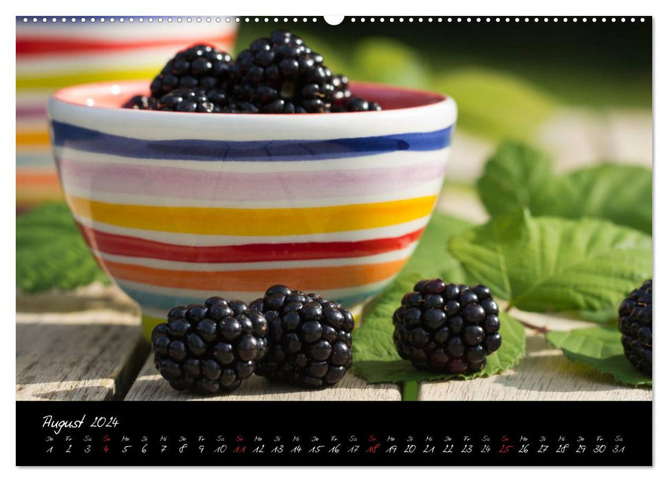 Food photography (CALVENDO wall calendar 2024) 