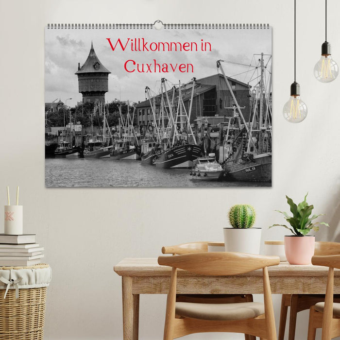 Bienvenue à Cuxhaven (calendrier mural CALVENDO 2024) 
