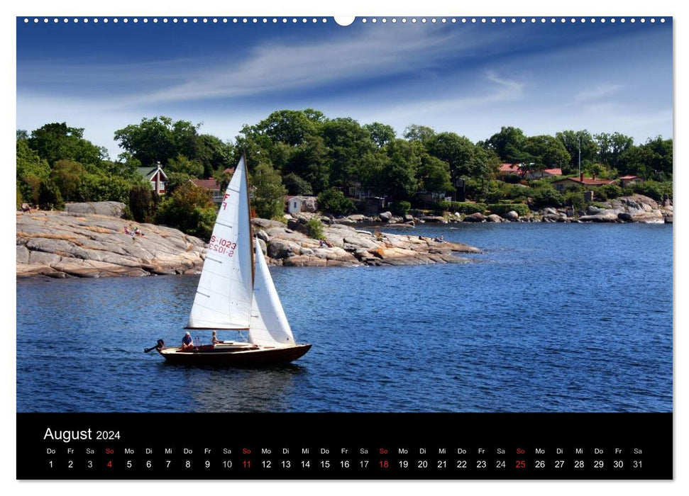 Archipel du sud de la Suède (Calvendo Premium Wall Calendar 2024) 