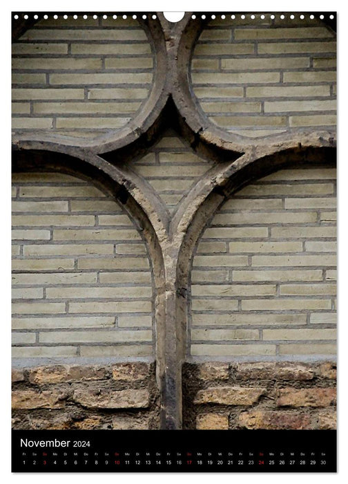 Kölner Kirchen im Detail (CALVENDO Wandkalender 2024)