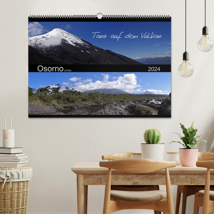 Tanz auf dem Vulkan - Osorno (Chile) (CALVENDO Wandkalender 2024)