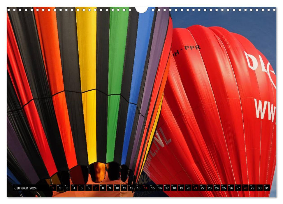 Ballone - Faszination in der Luft (CALVENDO Wandkalender 2024)