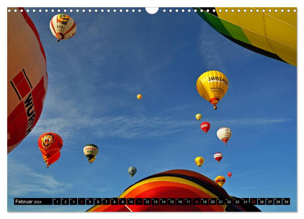 Balloons - fascination in the air (CALVENDO wall calendar 2024) 