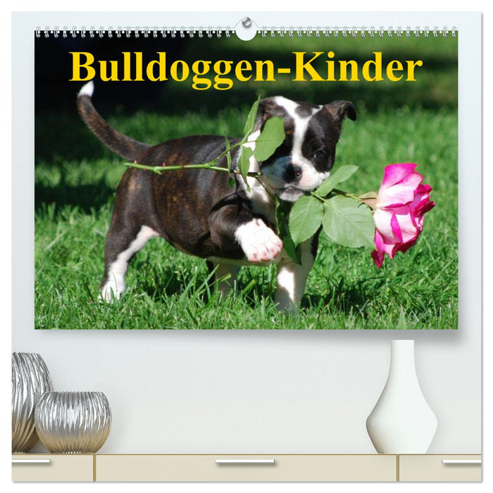 Bulldog Children (Calvendo Premium Calendrier mural 2024) 