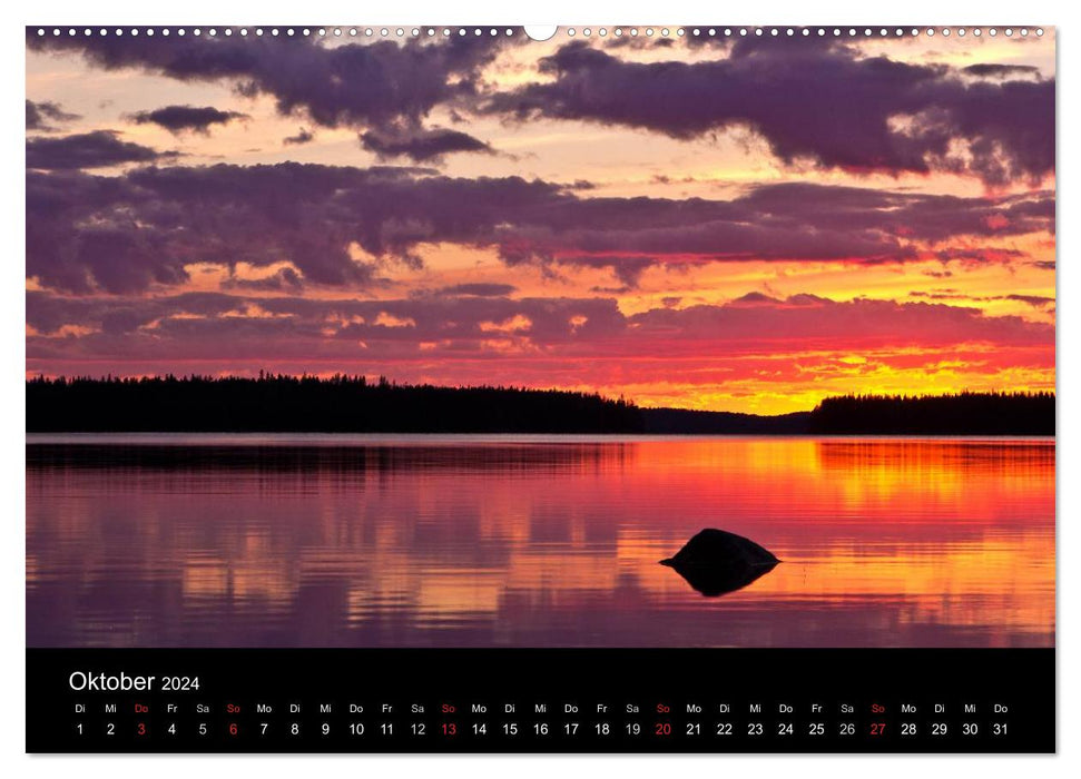 Finnland - Land der tausend Seen (CALVENDO Premium Wandkalender 2024)