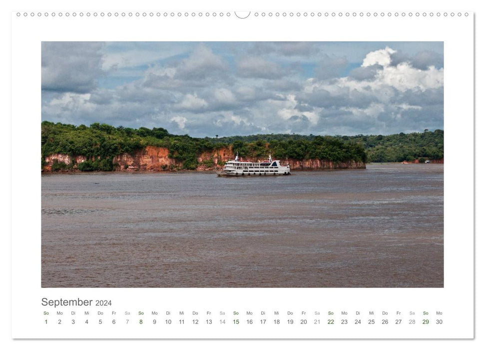 Amazon, a journey along its banks (CALVENDO Premium Wall Calendar 2024) 