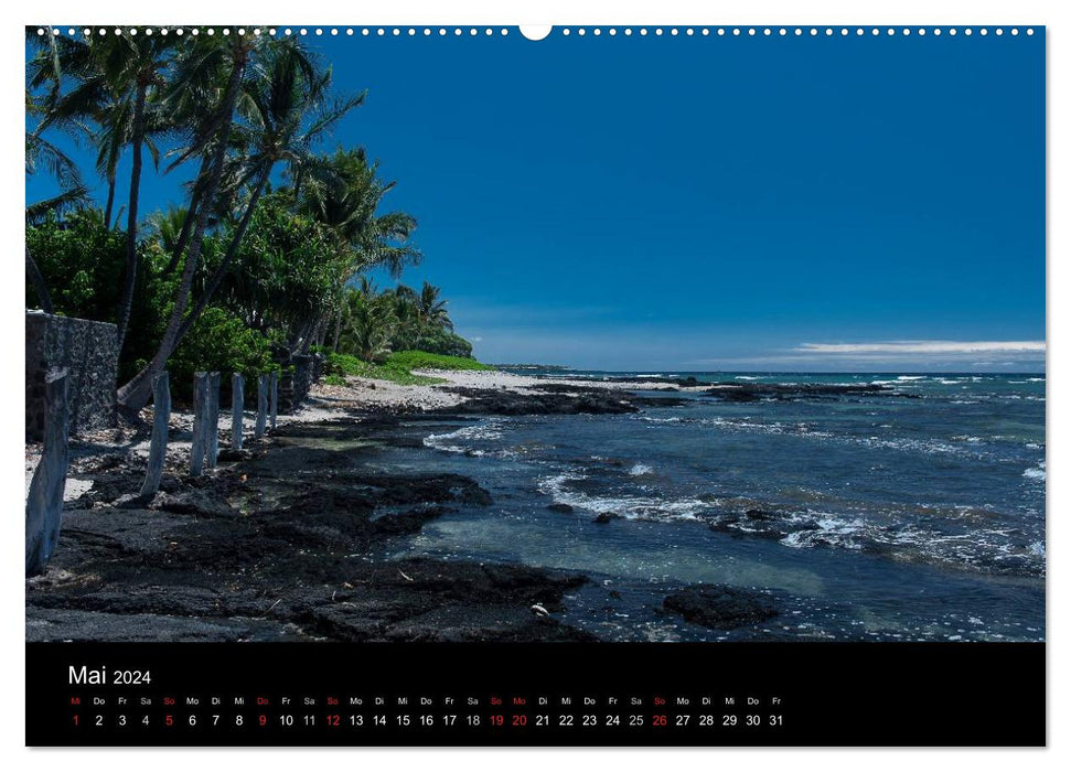 Hawaiianische Träume Big Island (CALVENDO Premium Wandkalender 2024)