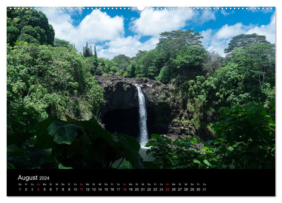 Hawaiianische Träume Big Island (CALVENDO Premium Wandkalender 2024)