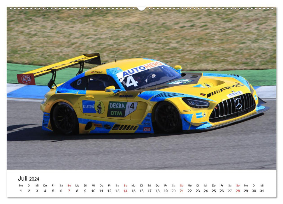 Super sports cars on the race track (CALVENDO wall calendar 2024) 