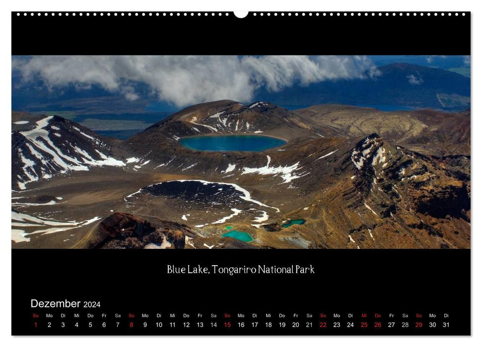 Aotearoa - Land of the Long White Cloud (CALVENDO Premium Wall Calendar 2024) 