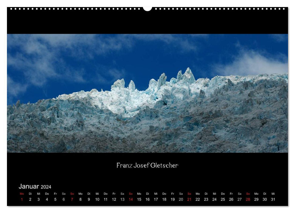Aotearoa – Terre du long nuage blanc (Calvendo Premium Wall Calendar 2024) 