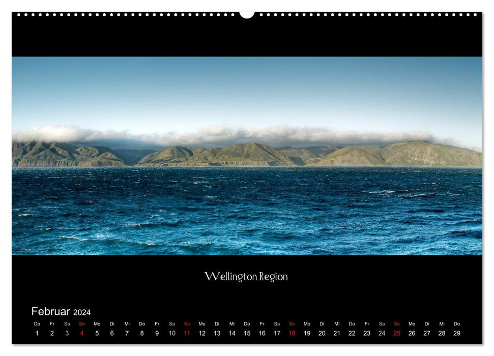 Aotearoa - Land der langen weißen Wolke (CALVENDO Premium Wandkalender 2024)