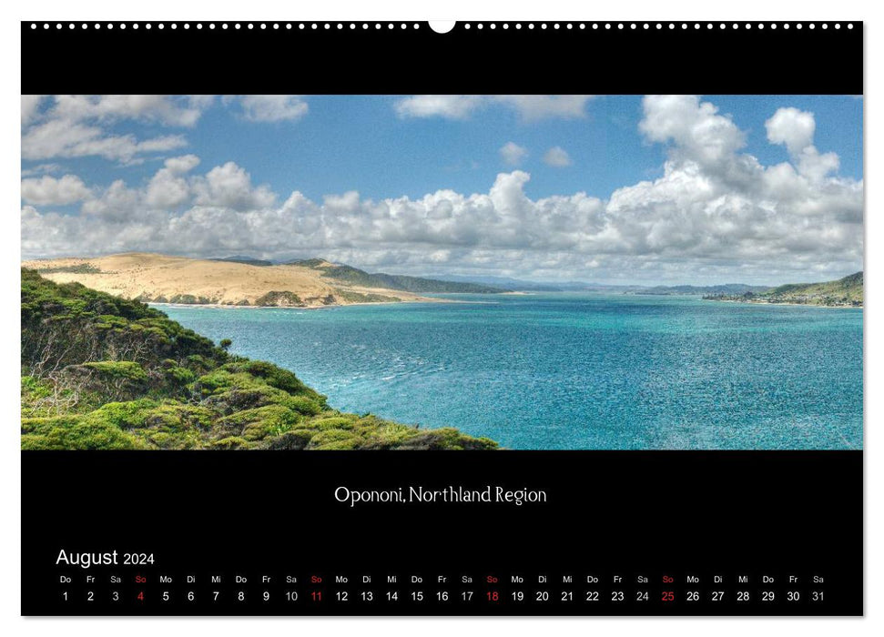 Aotearoa - Land der langen weißen Wolke (CALVENDO Premium Wandkalender 2024)