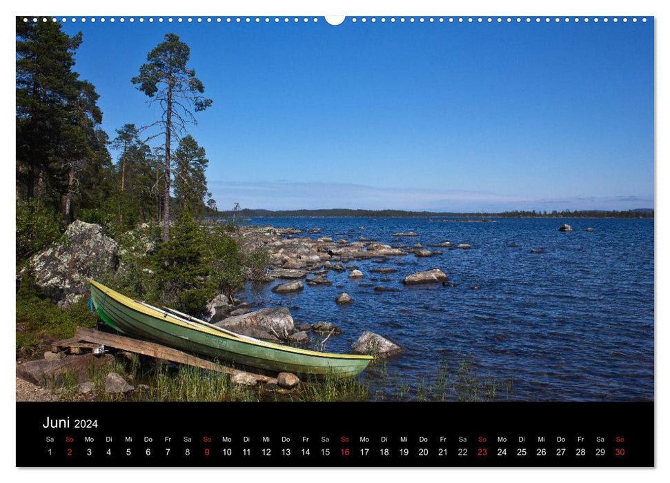 Finland - Land of a Thousand Lakes (CALVENDO Wall Calendar 2024) 
