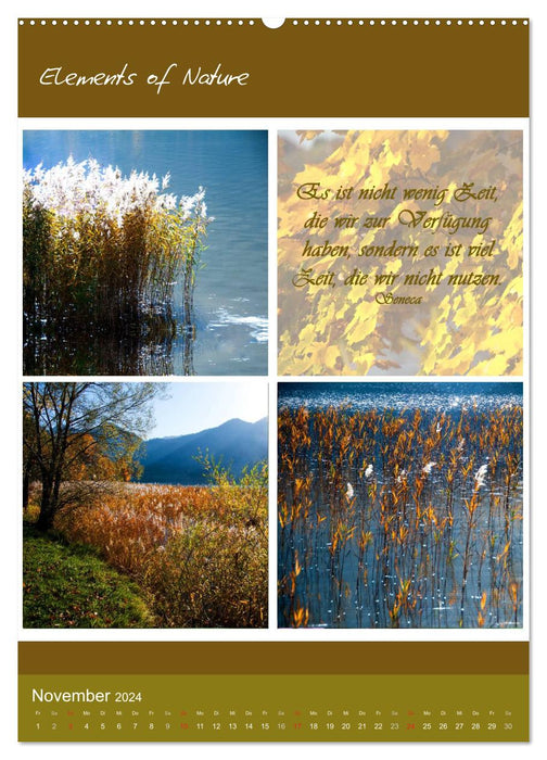 Elements of Nature (CALVENDO Premium Wandkalender 2024)