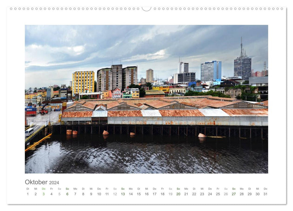 Amazonas, eine Reise entlang seiner Ufer (CALVENDO Wandkalender 2024)