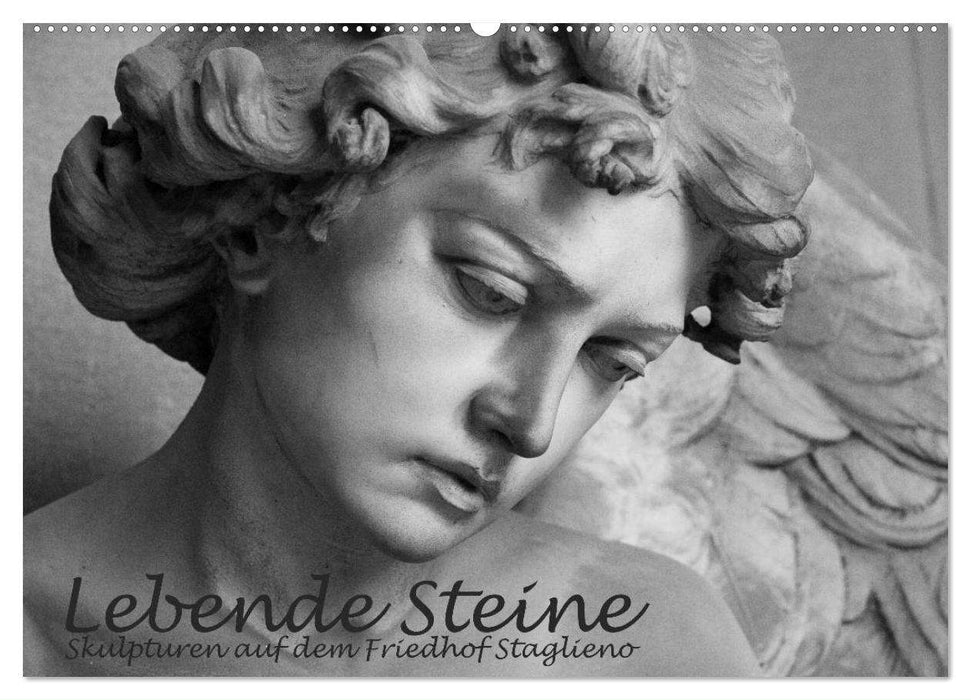 Lebende Steine - Skulpturen auf dem Friedhof Staglieno (CALVENDO Wandkalender 2024)