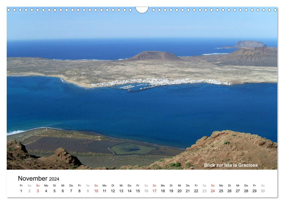 Die Canarischen Inseln - Lanzarote (CALVENDO Wandkalender 2024)