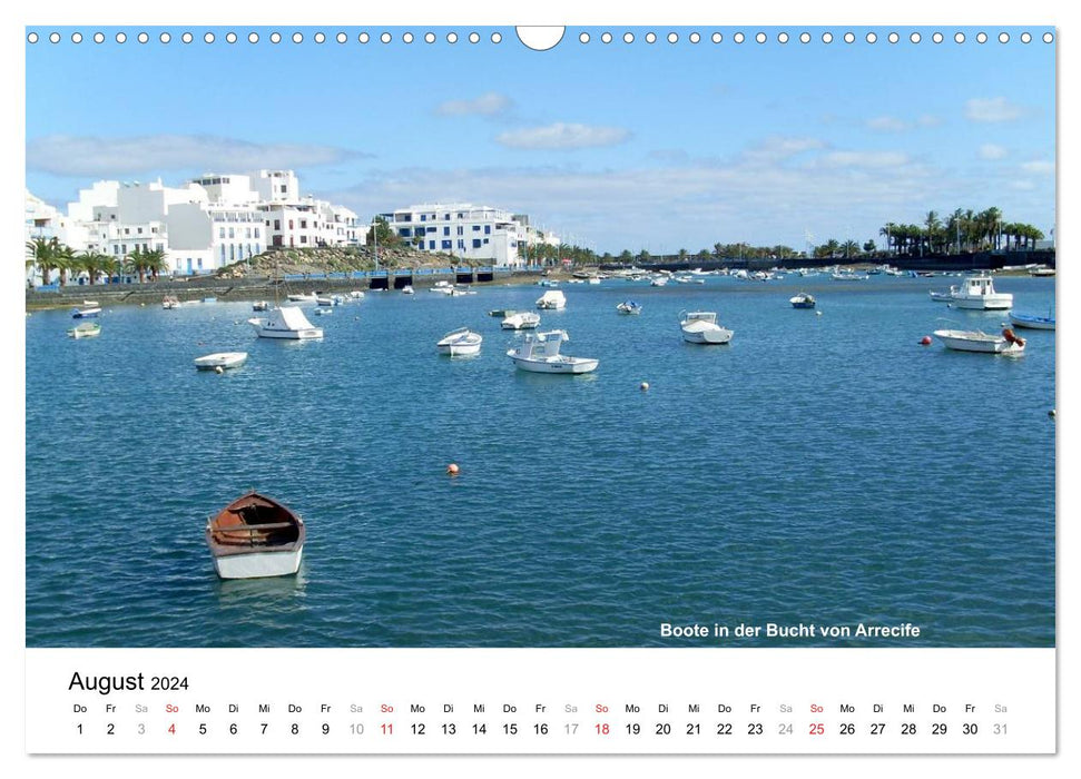 The Canary Islands - Lanzarote (CALVENDO wall calendar 2024) 