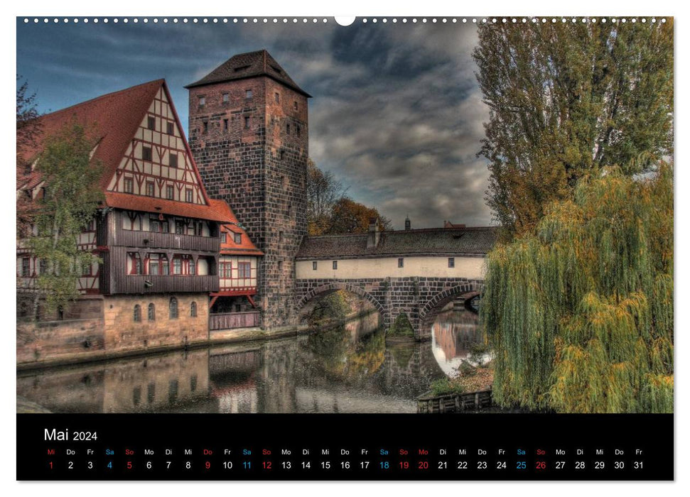 Meine Stadt Nürnberg 2024 (CALVENDO Premium Wandkalender 2024)