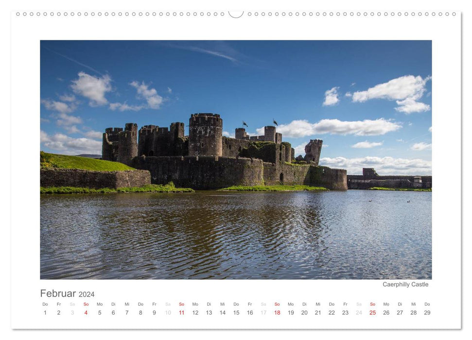 Eine Reise durch Wales (CALVENDO Premium Wandkalender 2024)