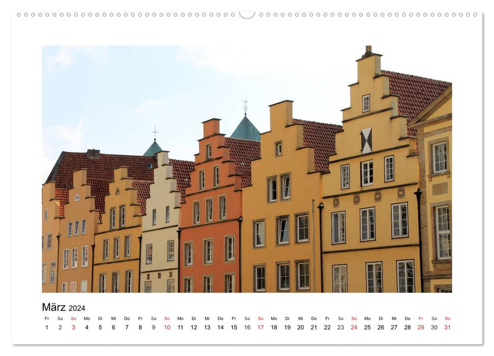 Die Friedensstadt Osnabrück (CALVENDO Premium Wandkalender 2024)