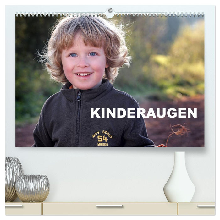 Kinderaugen / Geburtstagskalender (CALVENDO Premium Wandkalender 2024)