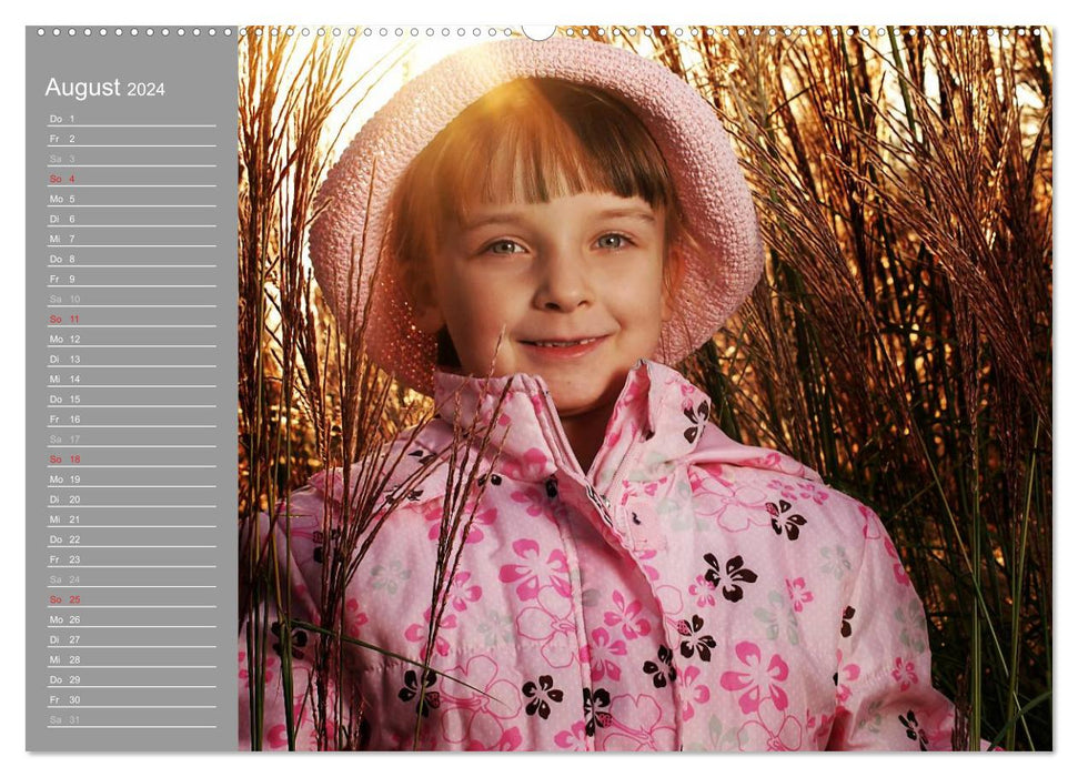 Kinderaugen / Geburtstagskalender (CALVENDO Premium Wandkalender 2024)