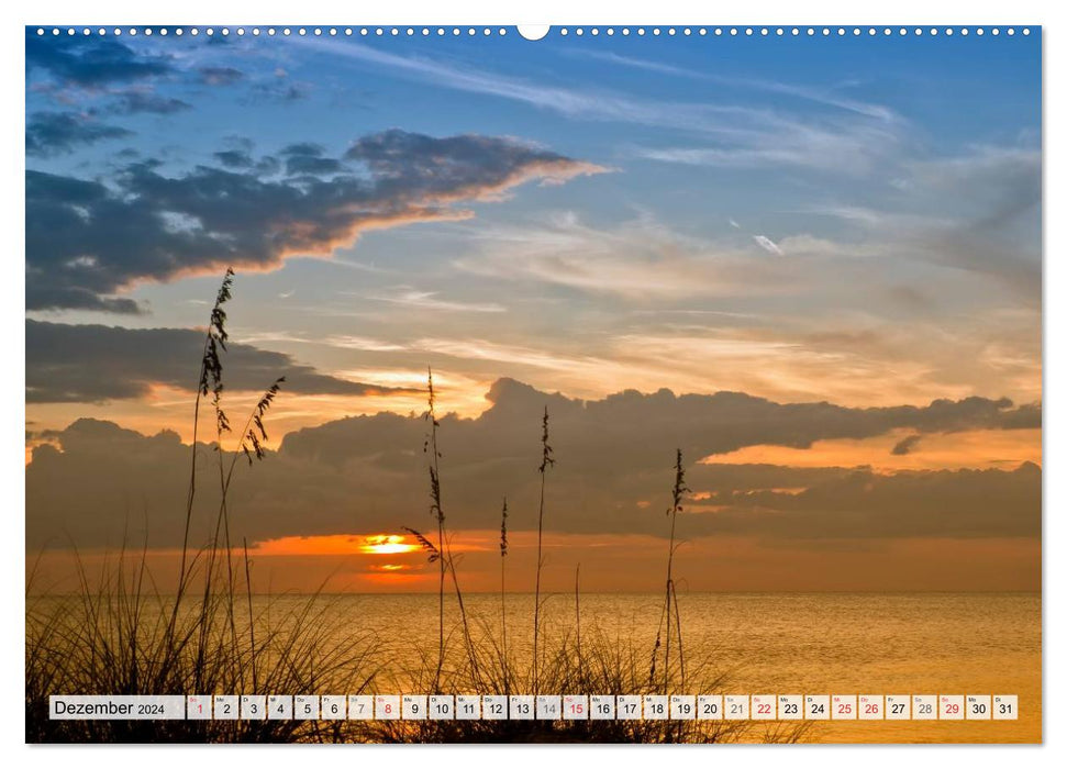 Sun, Beach &amp; Sea (CALVENDO Premium Wall Calendar 2024) 