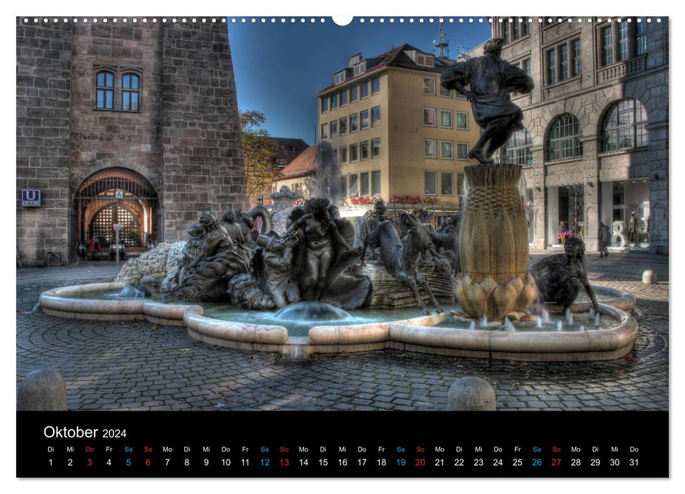 Meine Stadt Nürnberg 2024 (CALVENDO Wandkalender 2024)