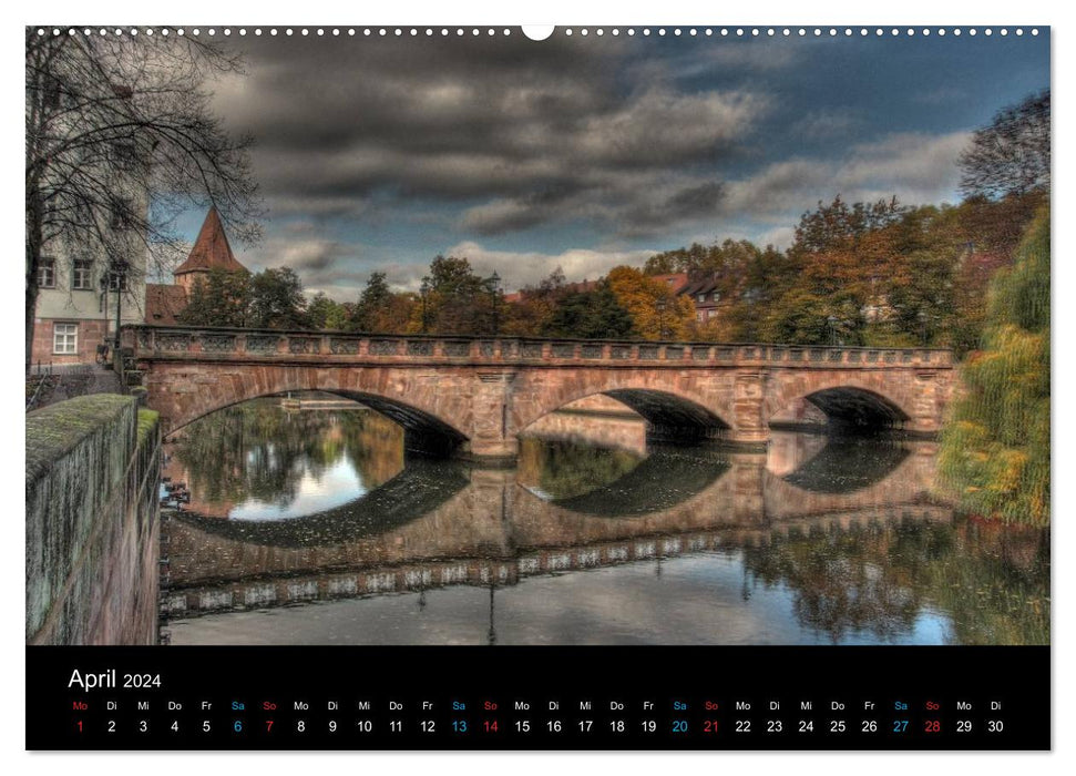 Meine Stadt Nürnberg 2024 (CALVENDO Wandkalender 2024)