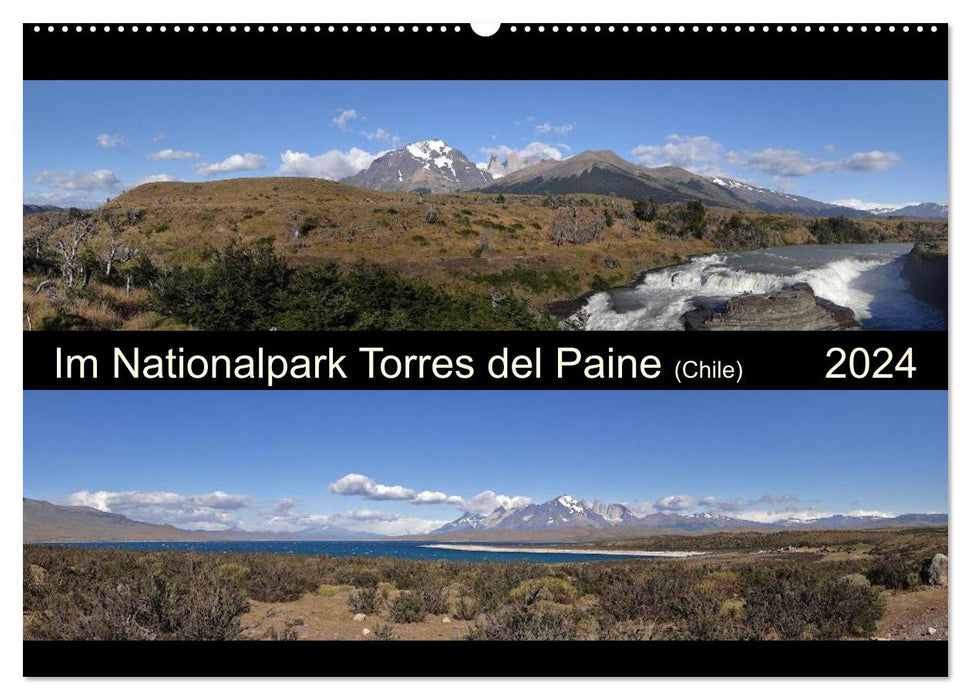 Im Nationalpark Torres del Paine (Chile) (CALVENDO Wandkalender 2024)