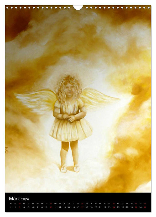Angels, fairies and elves (CALVENDO wall calendar 2024) 