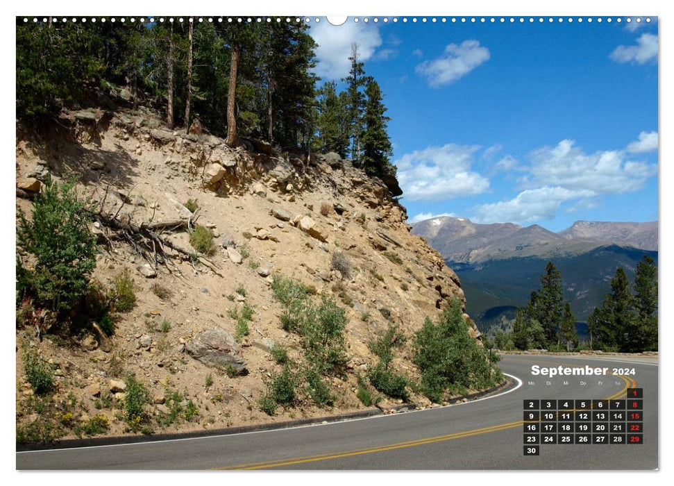 USA country roads (CALVENDO wall calendar 2024) 