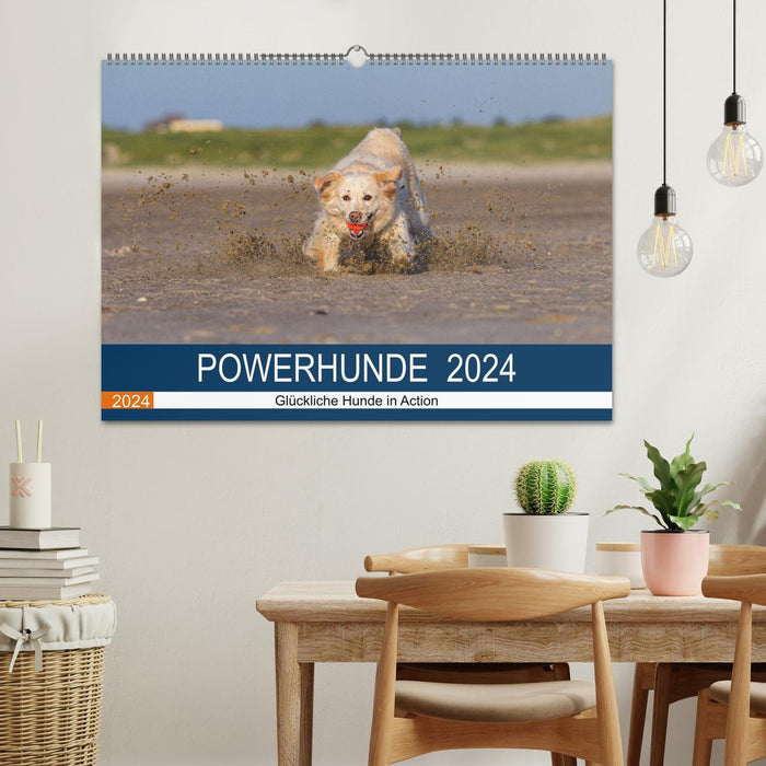POWER DOGS 2024 (CALVENDO wall calendar 2024) 
