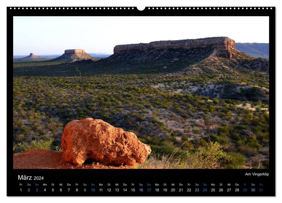 Namibia 2024 Colors of the Desert (CALVENDO Premium Wall Calendar 2024) 