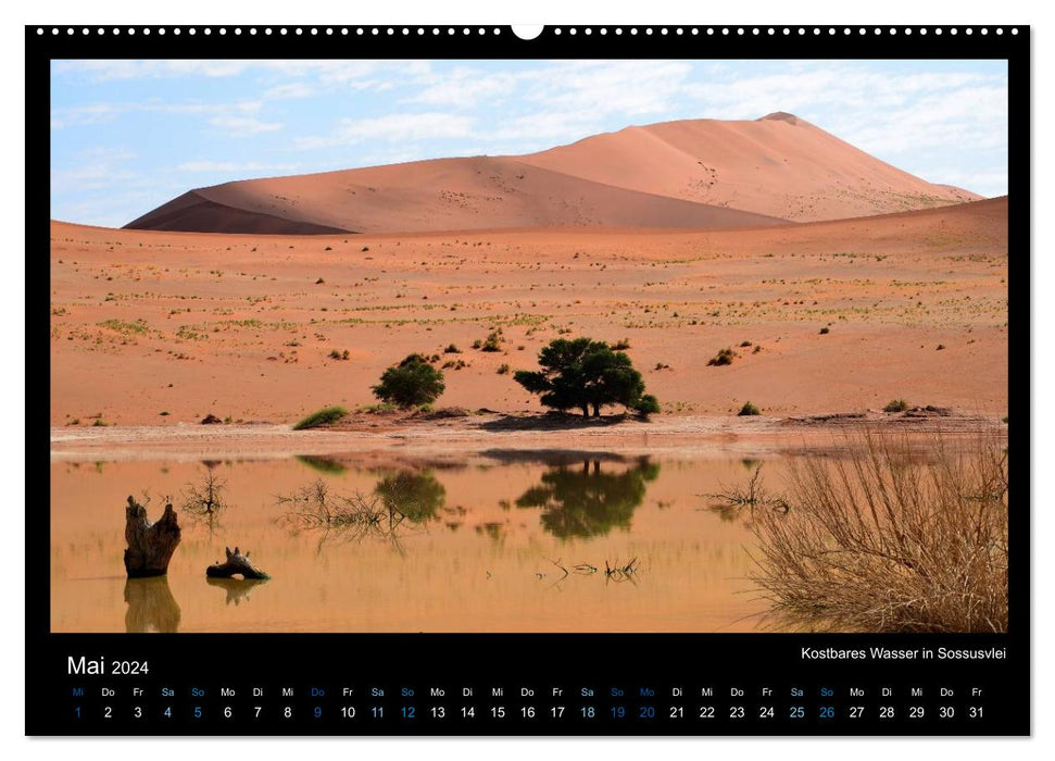 Namibia 2024 Colors of the Desert (CALVENDO Premium Wall Calendar 2024) 